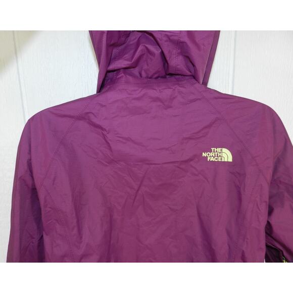 Women's North Face Petite Hooded Rain Jacket Size S Purple - Picture 11 of 12